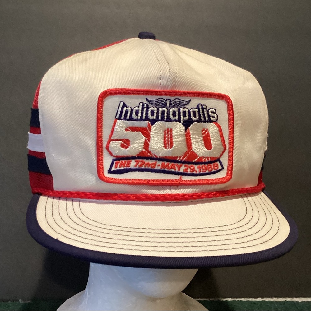 Indianapolis 500 1988 Patch Baseball Cap - White & Red